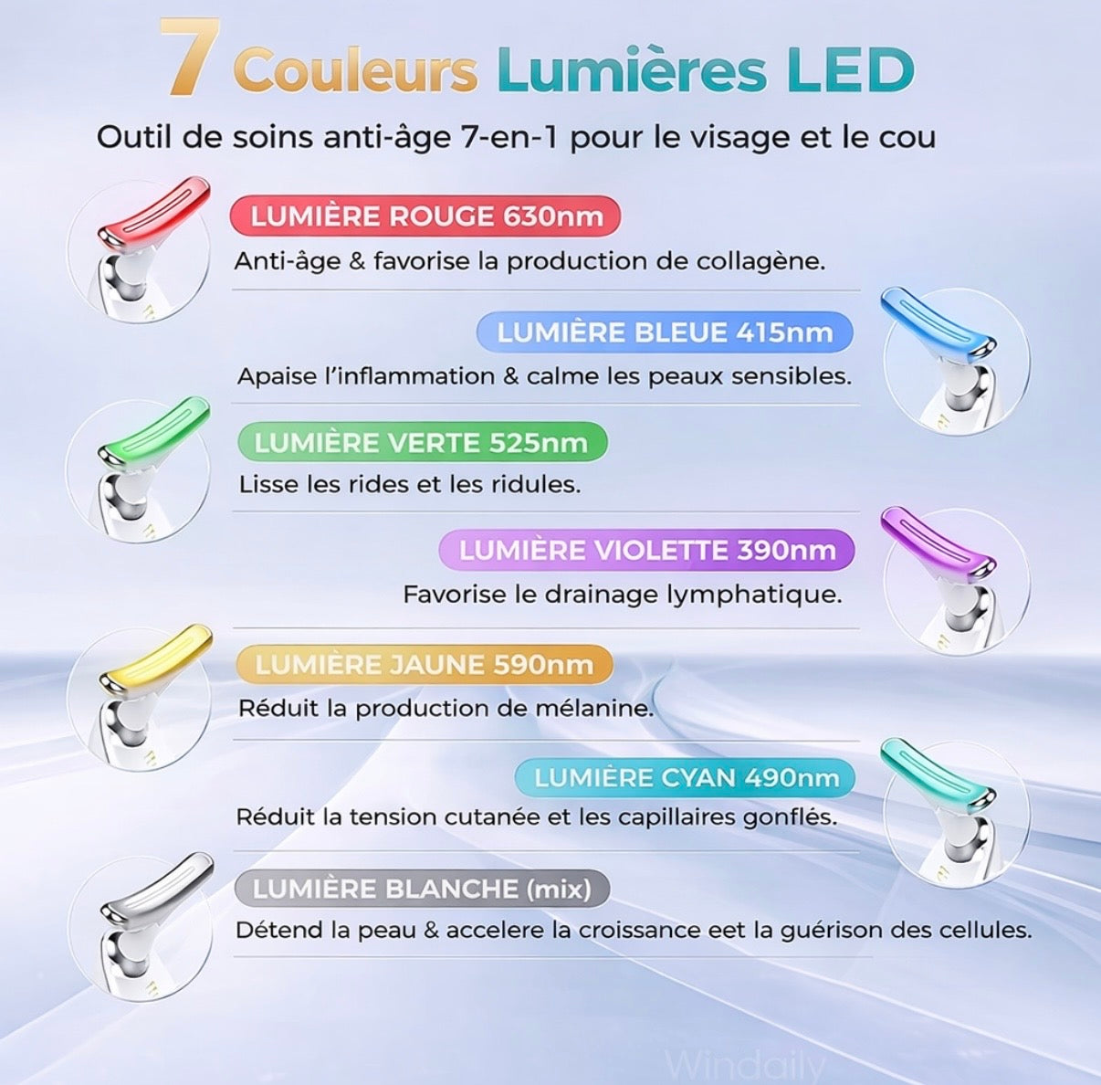 Masseur liftant Visage & Cou